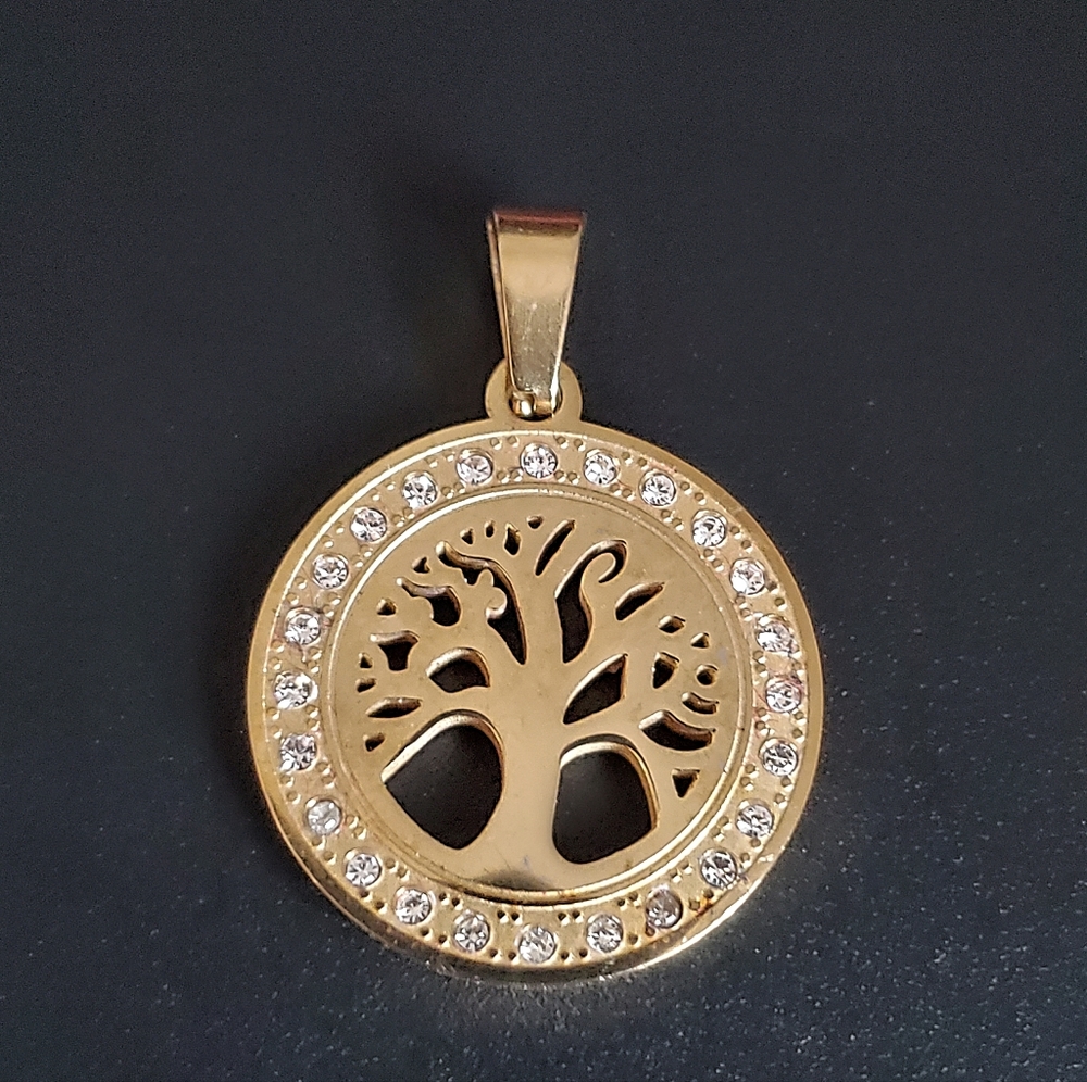18K Gold Plated Tree of Life Pendant